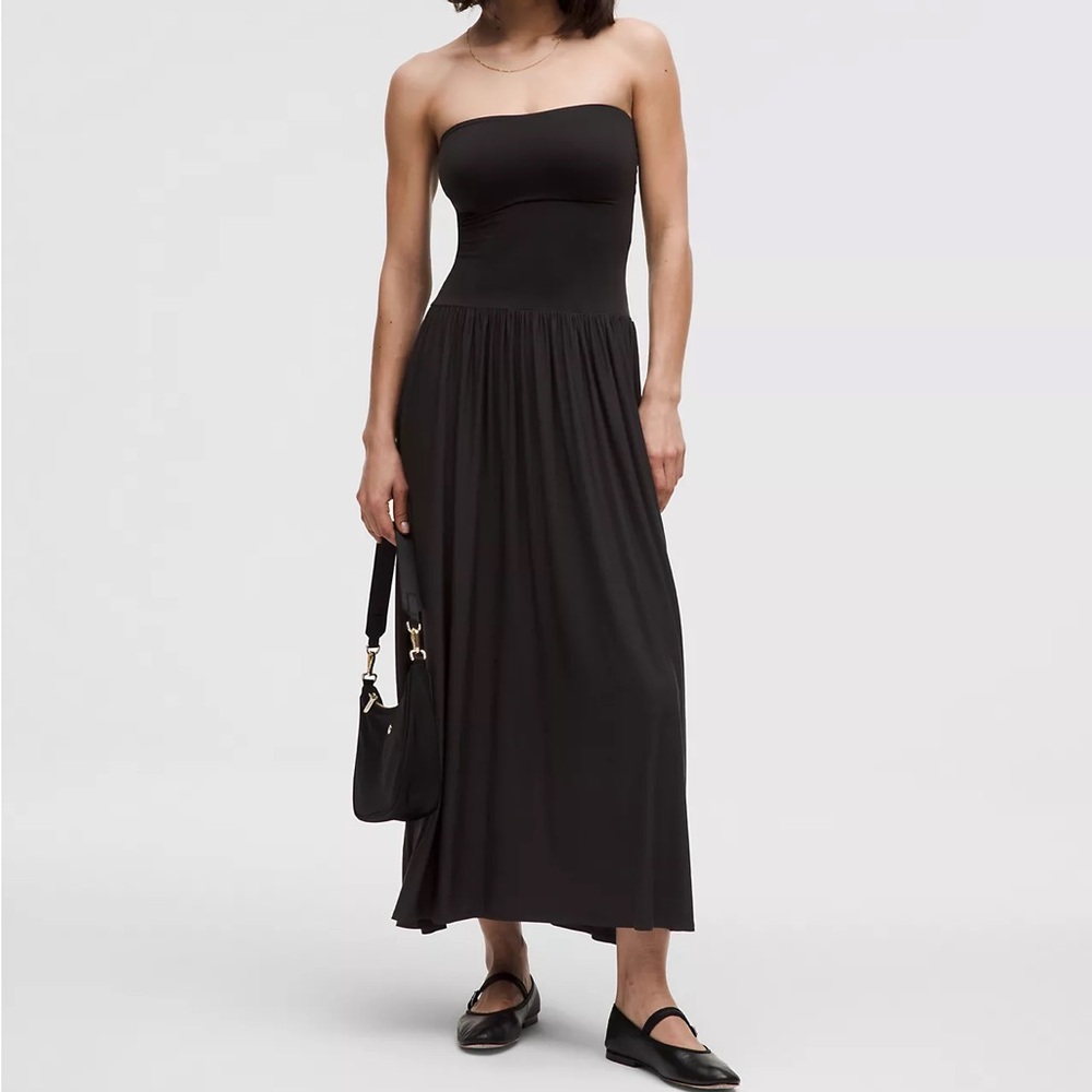 Lululemon 2-in-1 Maxi Dress Black Large